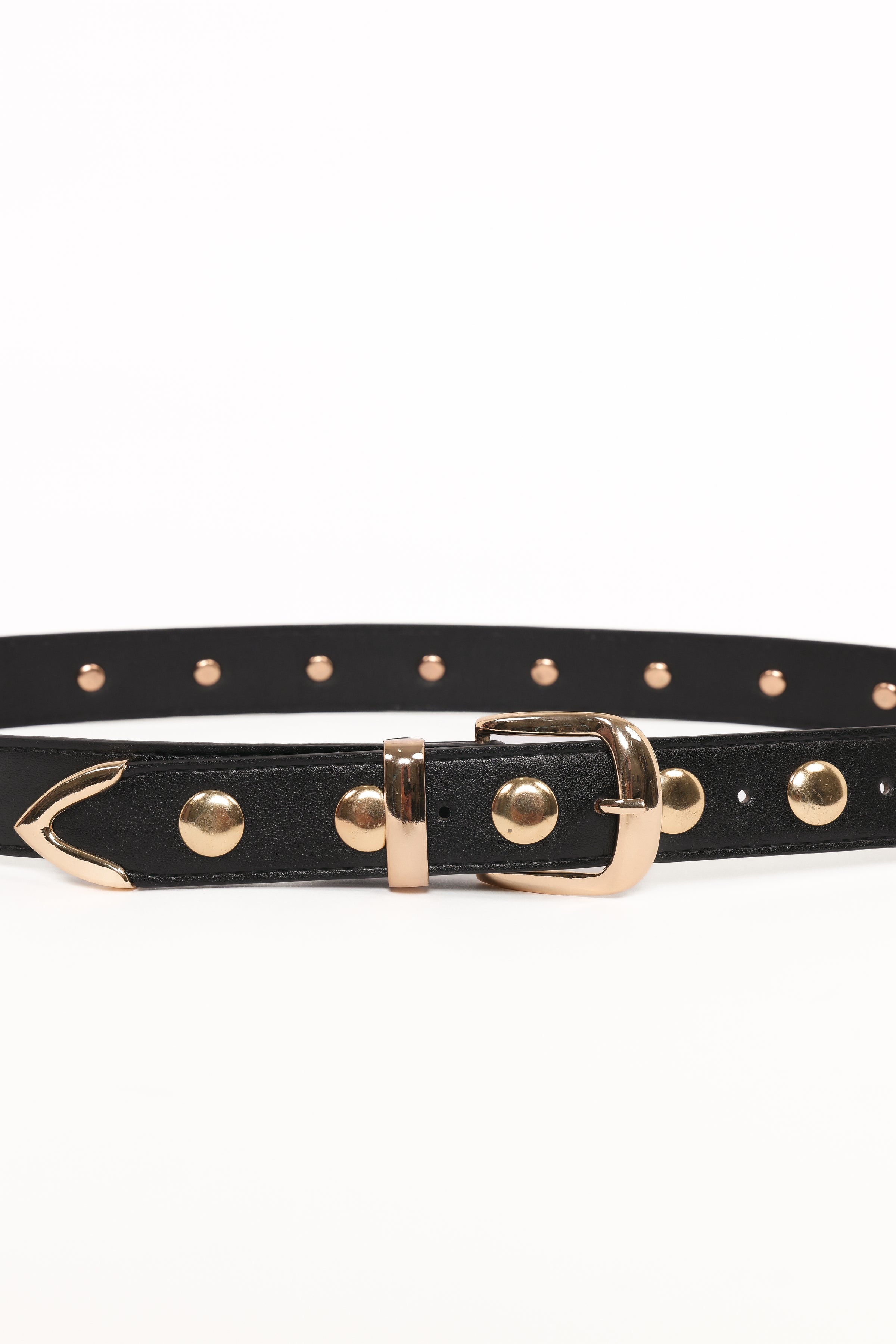 Petal and Pup USA ACCESSORIES Dallas Studded Belt - Black One Size