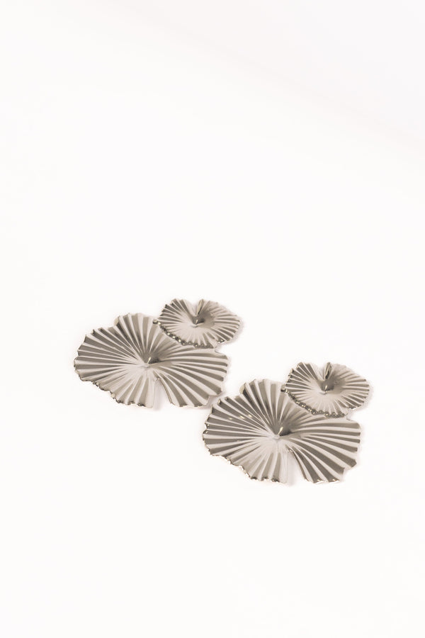 Petal and Pup USA ACCESSORIES Delia Earrings - Silver One Size