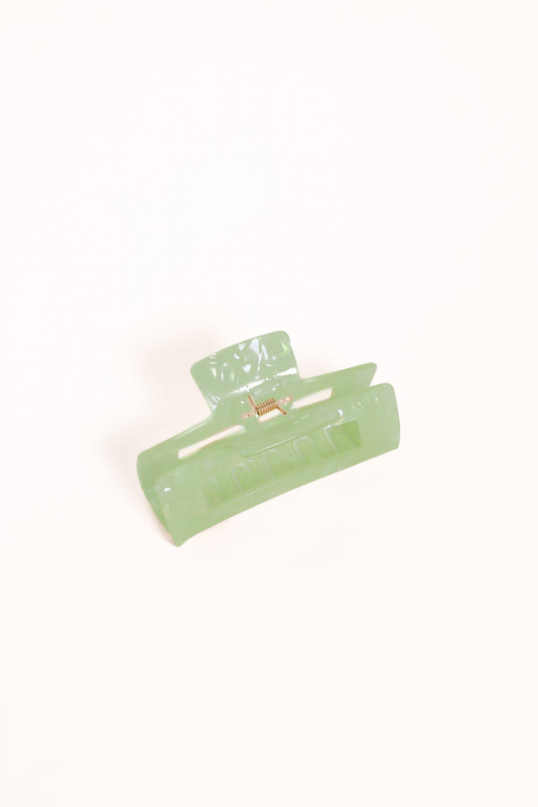 Petal and Pup USA ACCESSORIES Demi Hair Clip - Green One Size