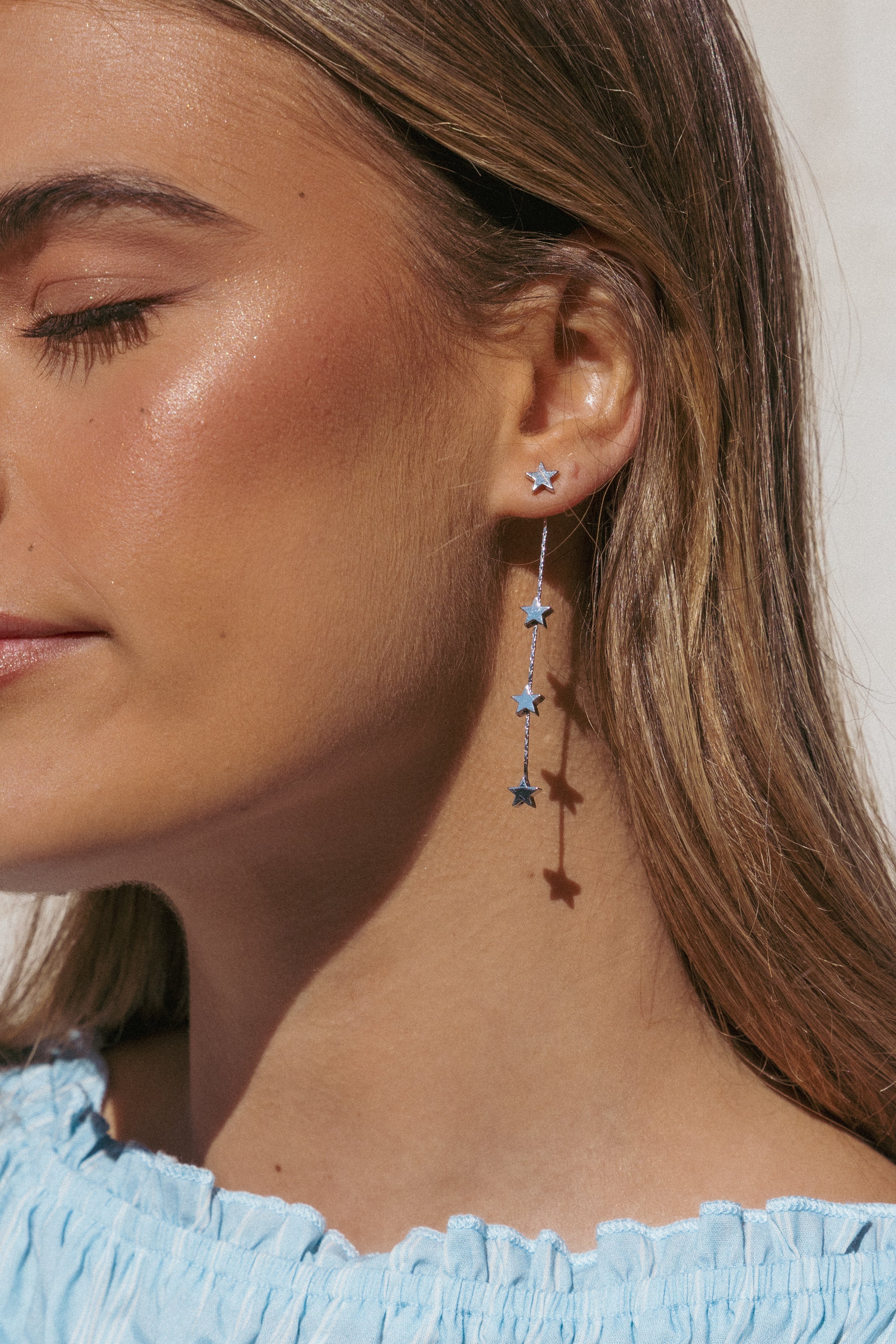 Petal and Pup USA ACCESSORIES Destiny Earrings - Silver One Size