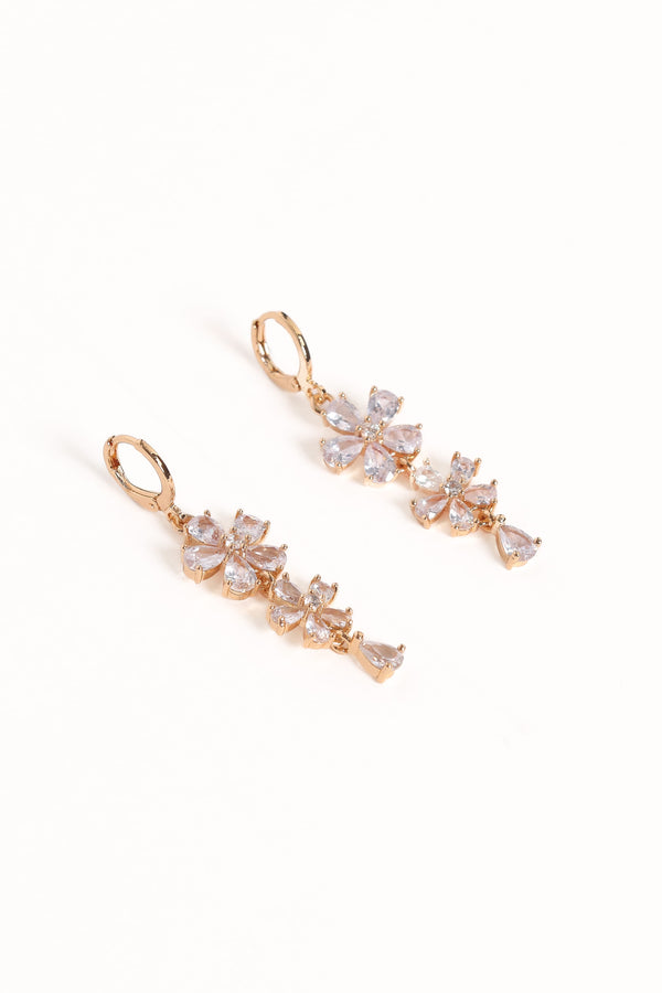 Petal and Pup USA ACCESSORIES Diana Earrings - Gold One Size