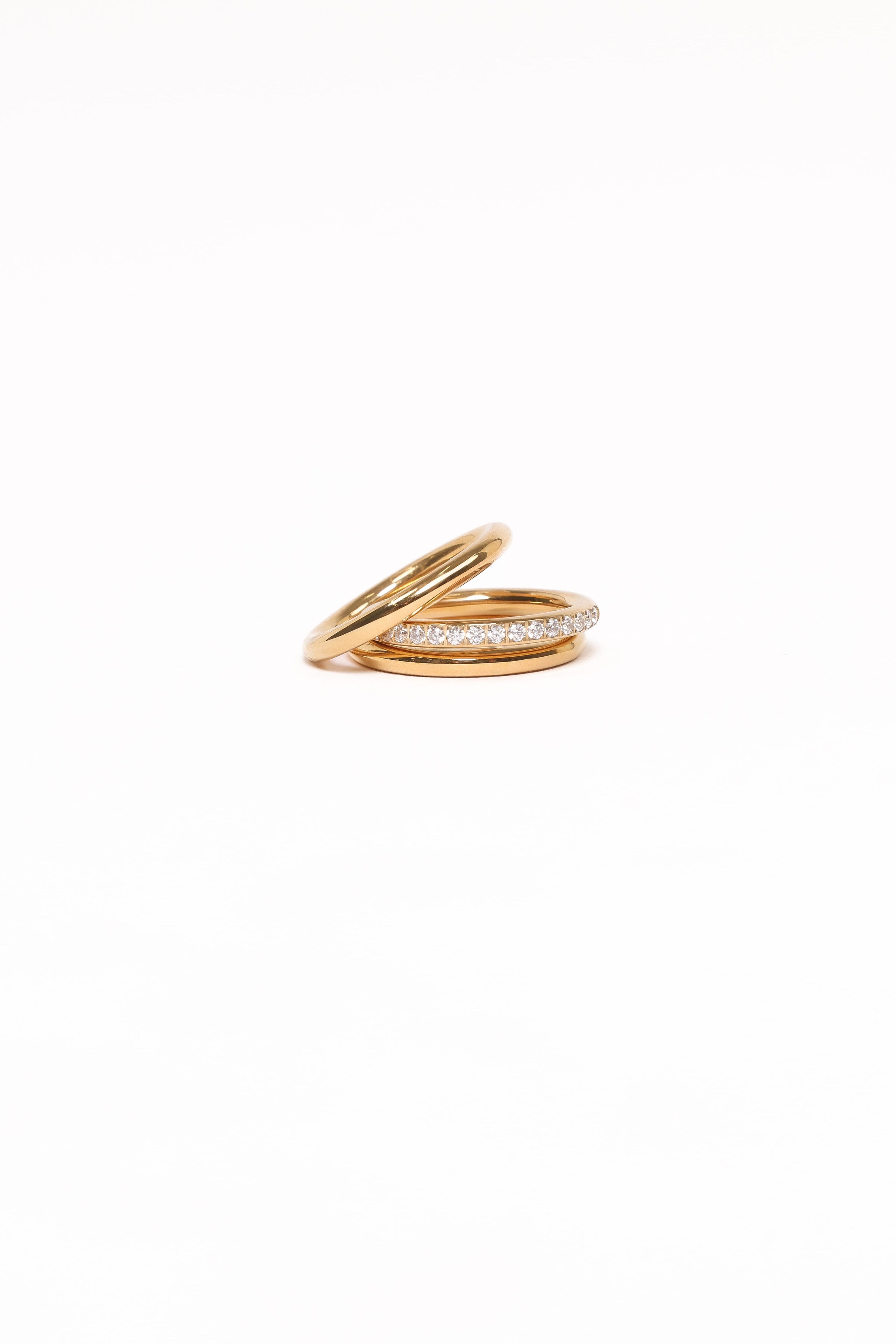 Petal and Pup USA ACCESSORIES Domitia Ring Set - Gold One Size
