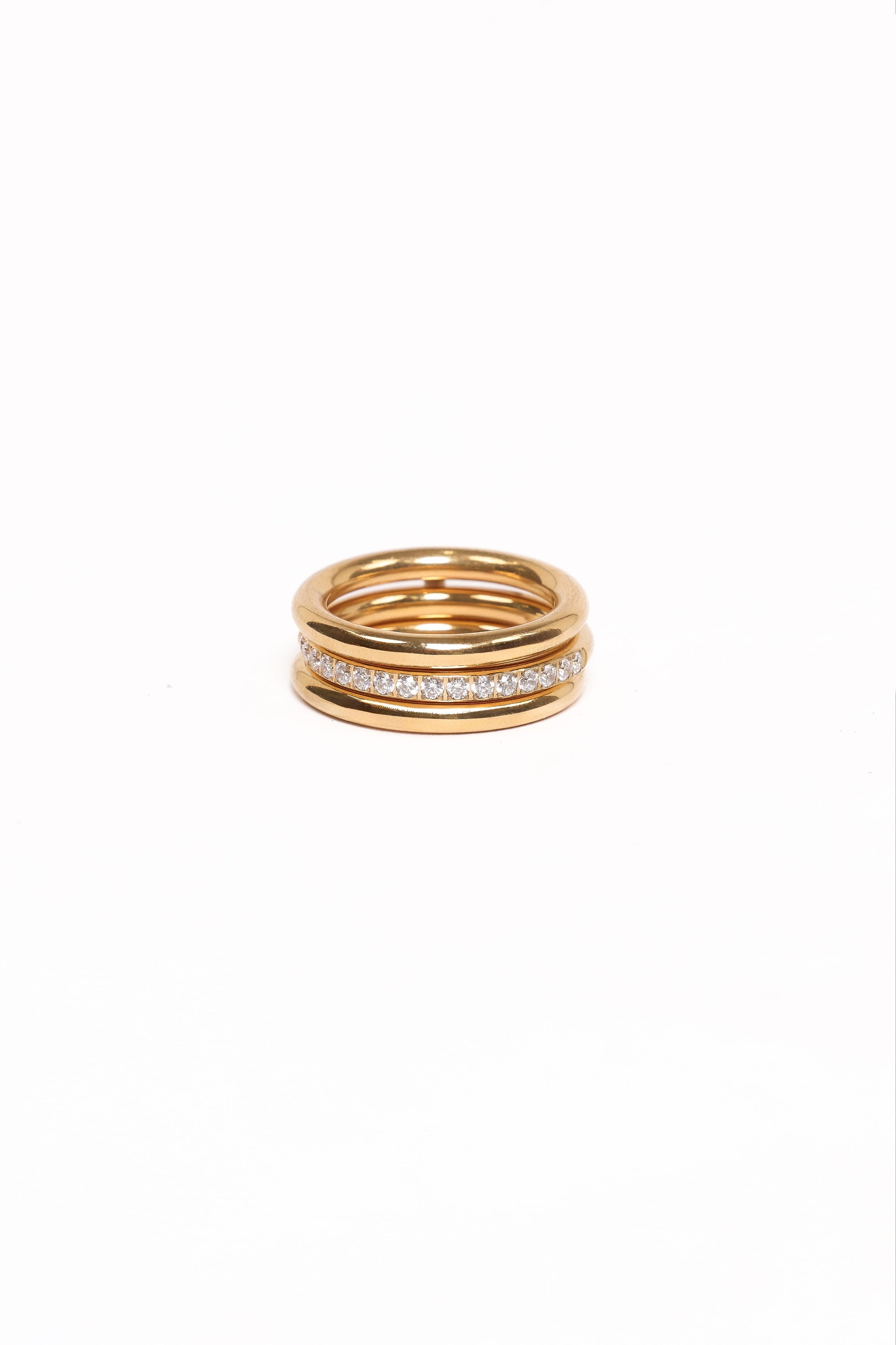 Petal and Pup USA ACCESSORIES Domitia Ring Set - Gold One Size