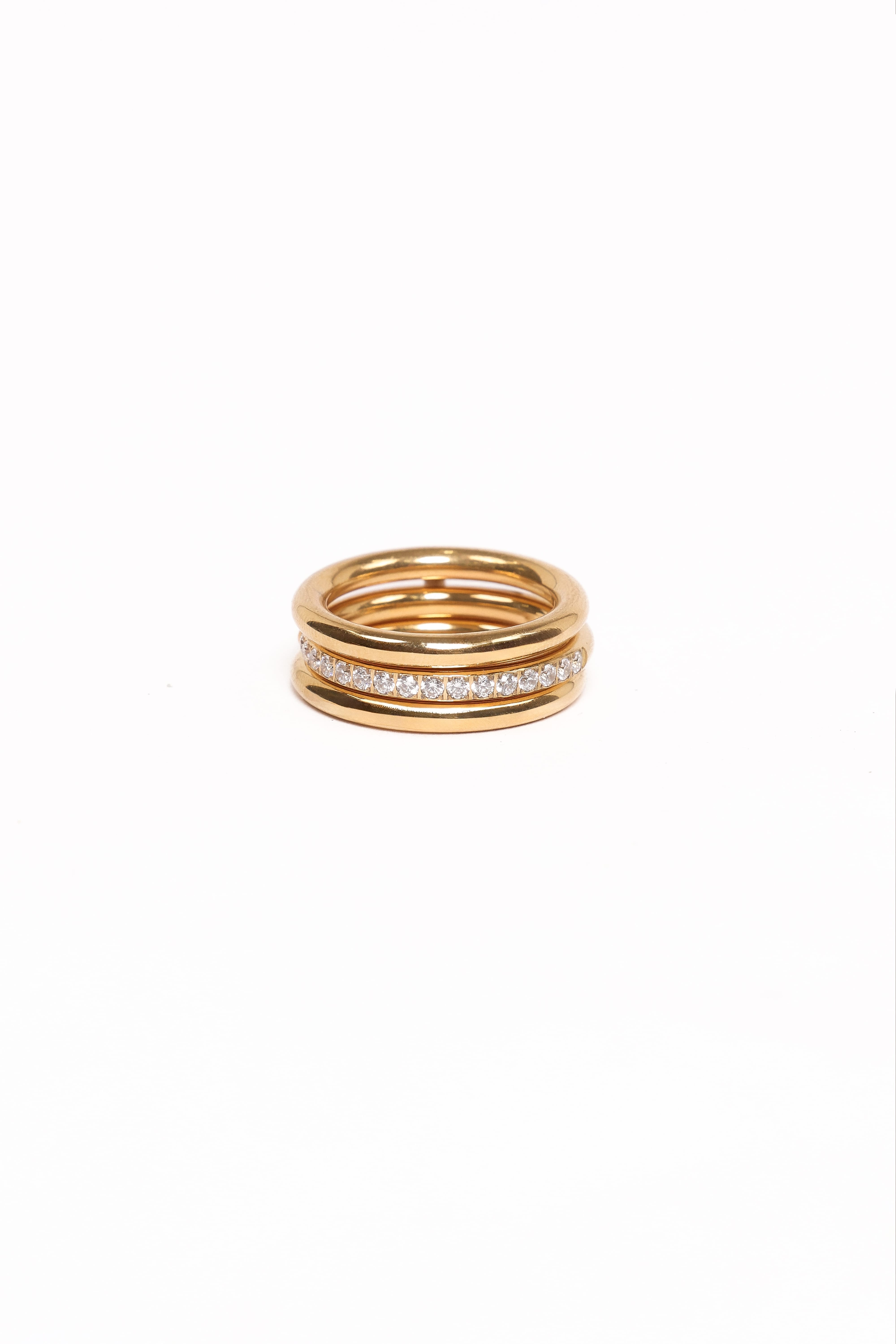 Petal and Pup USA ACCESSORIES Domitia Ring Set - Gold One Size
