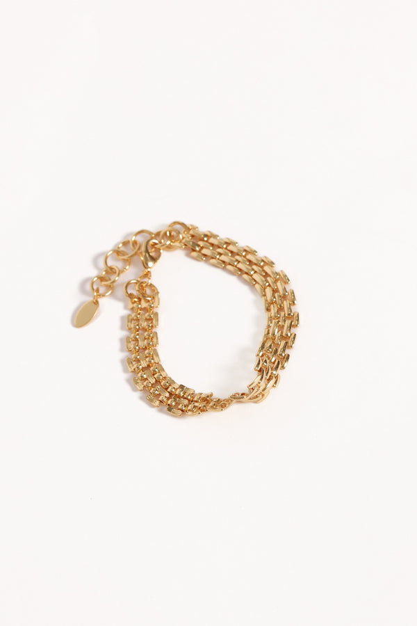 Petal and Pup USA ACCESSORIES Drew Bracelet - Gold One Size