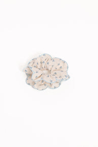 Petal and Pup USA ACCESSORIES Edith Scrunchie - Blue Floral One Size