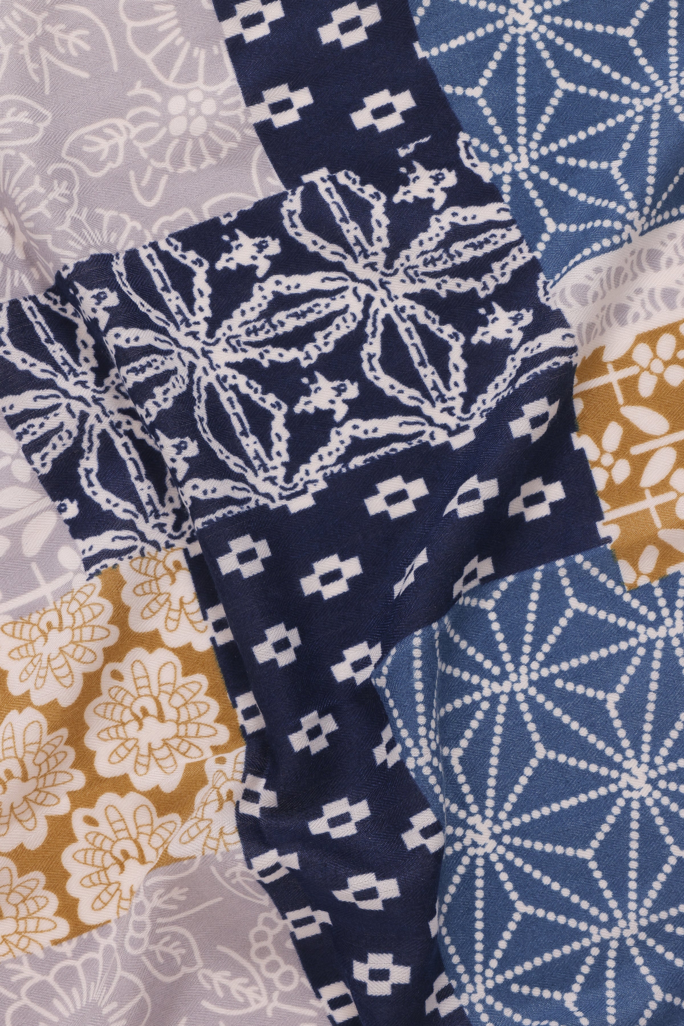 Petal and Pup USA ACCESSORIES Eilish Scarf - Blue Multi One Size