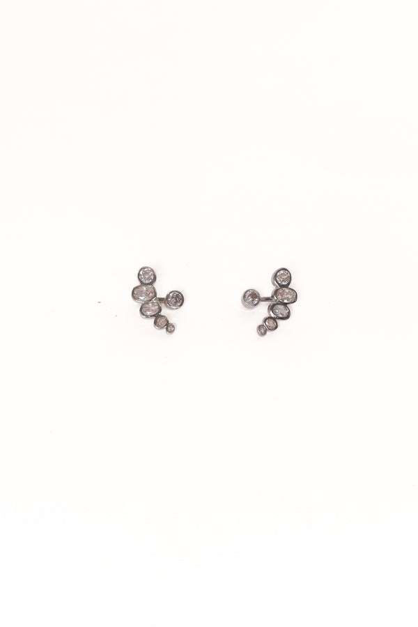 Petal and Pup USA ACCESSORIES Elisa Earrings - Silver One Size