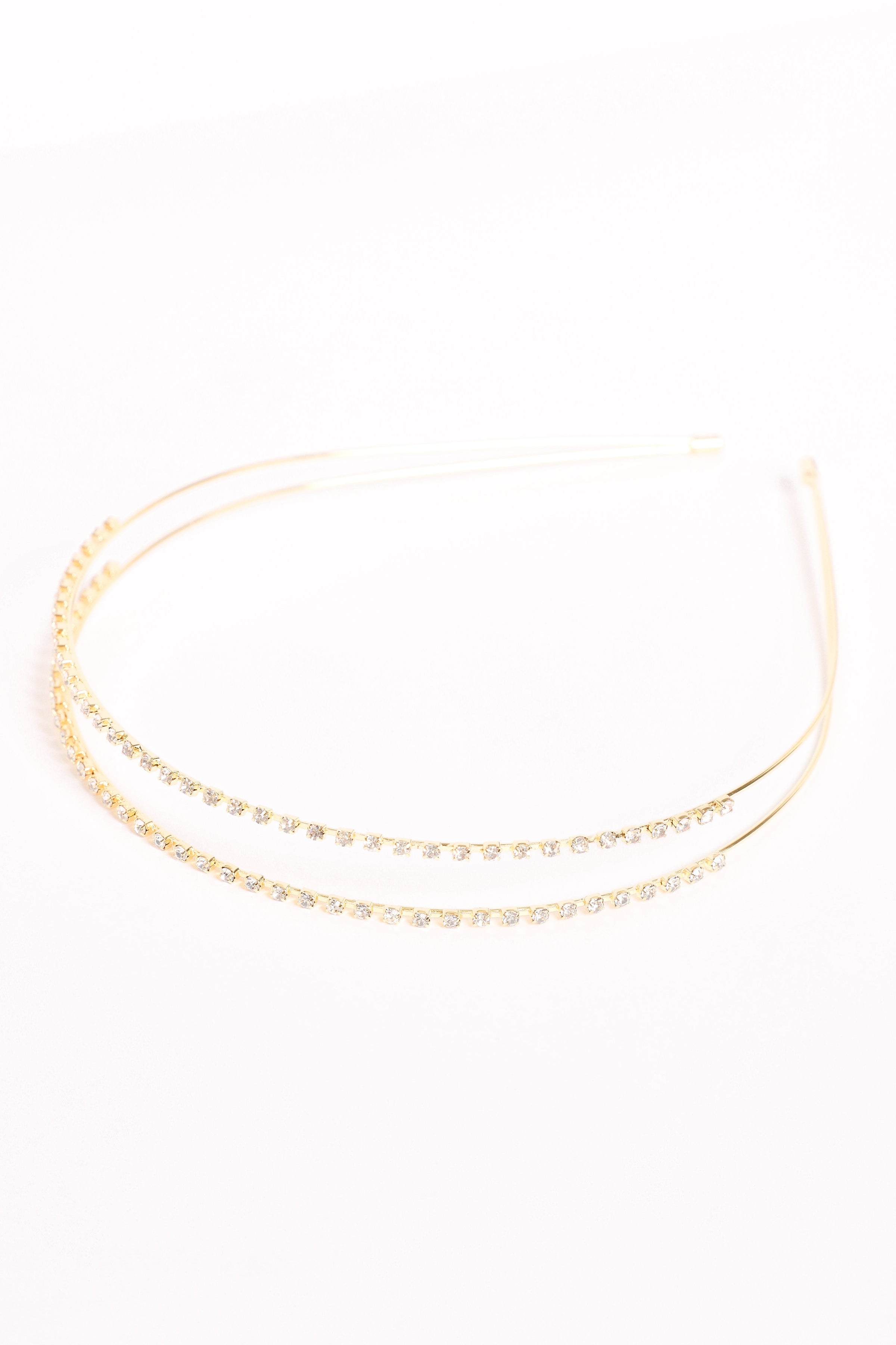 Petal and Pup USA ACCESSORIES Ellah Headband - Gold One Size