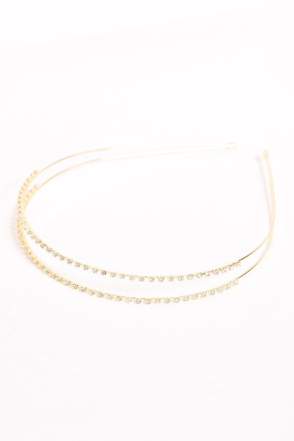 Petal and Pup USA ACCESSORIES Ellah Headband - Gold One Size