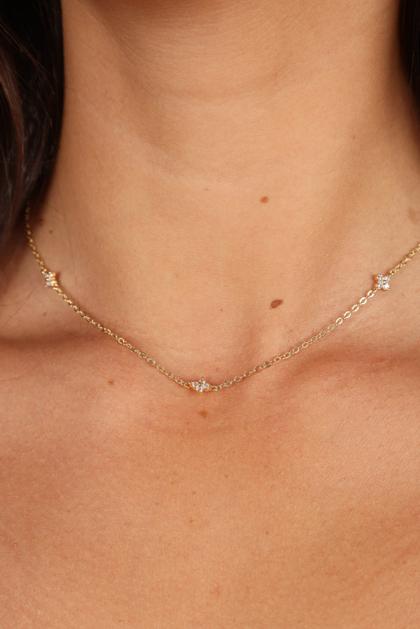Petal and Pup USA ACCESSORIES Emilee Necklace - Gold One Size