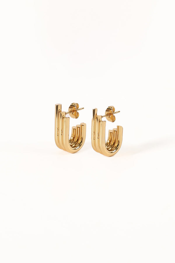 Petal and Pup USA ACCESSORIES Emily Earrings - Gold One Size