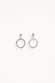 Petal and Pup USA ACCESSORIES Eva Earrings - Silver One Size
