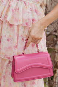 Petal and Pup USA ACCESSORIES Evangeline Bag - Hot Pink One Size
