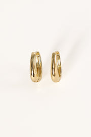 Petal and Pup USA ACCESSORIES Farrow Loop Earrings - Gold One Size
