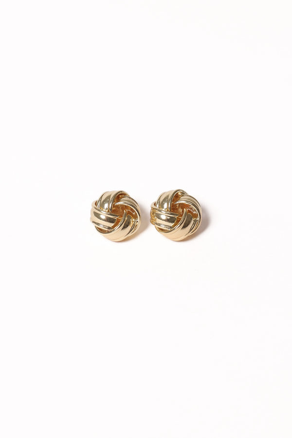 Petal and Pup USA ACCESSORIES Fletcher Earrings - Gold One Size