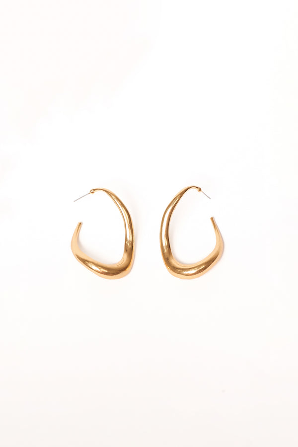 Petal and Pup USA ACCESSORIES Gaia Earrings - Gold One Size