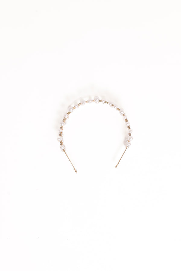 Petal and Pup USA ACCESSORIES Gale Headband - Pearl One Size