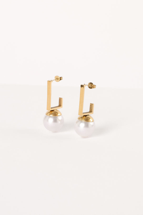 Petal and Pup USA ACCESSORIES Gardiner Earring - Gold One Size