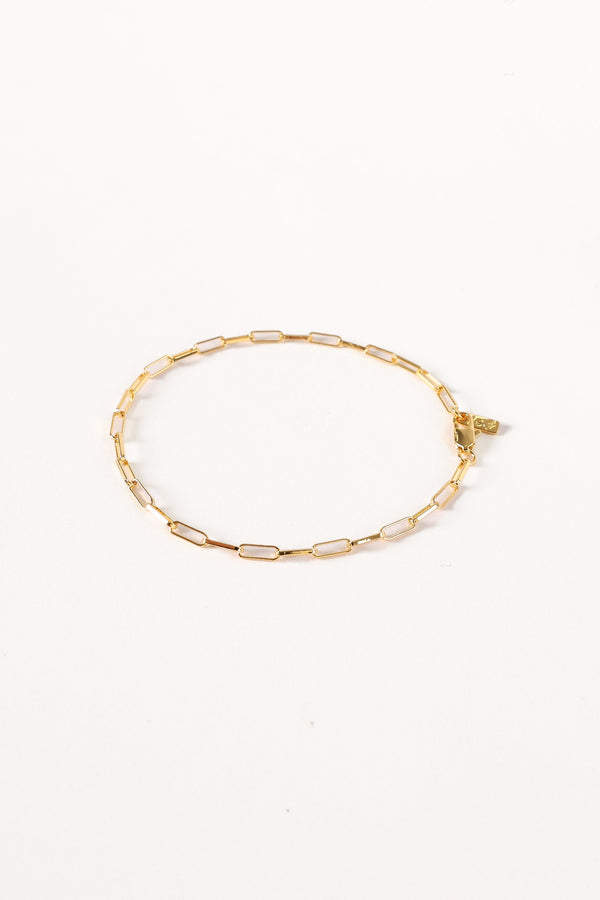 Petal and Pup USA ACCESSORIES Gemma Bracelet - Gold One Size