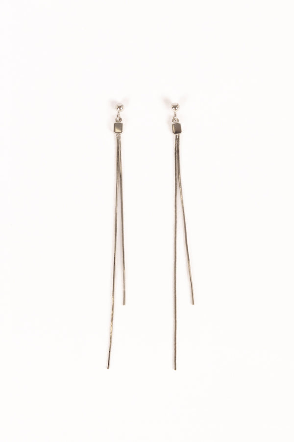 Petal and Pup USA ACCESSORIES Gina Earrings - Silver One Size