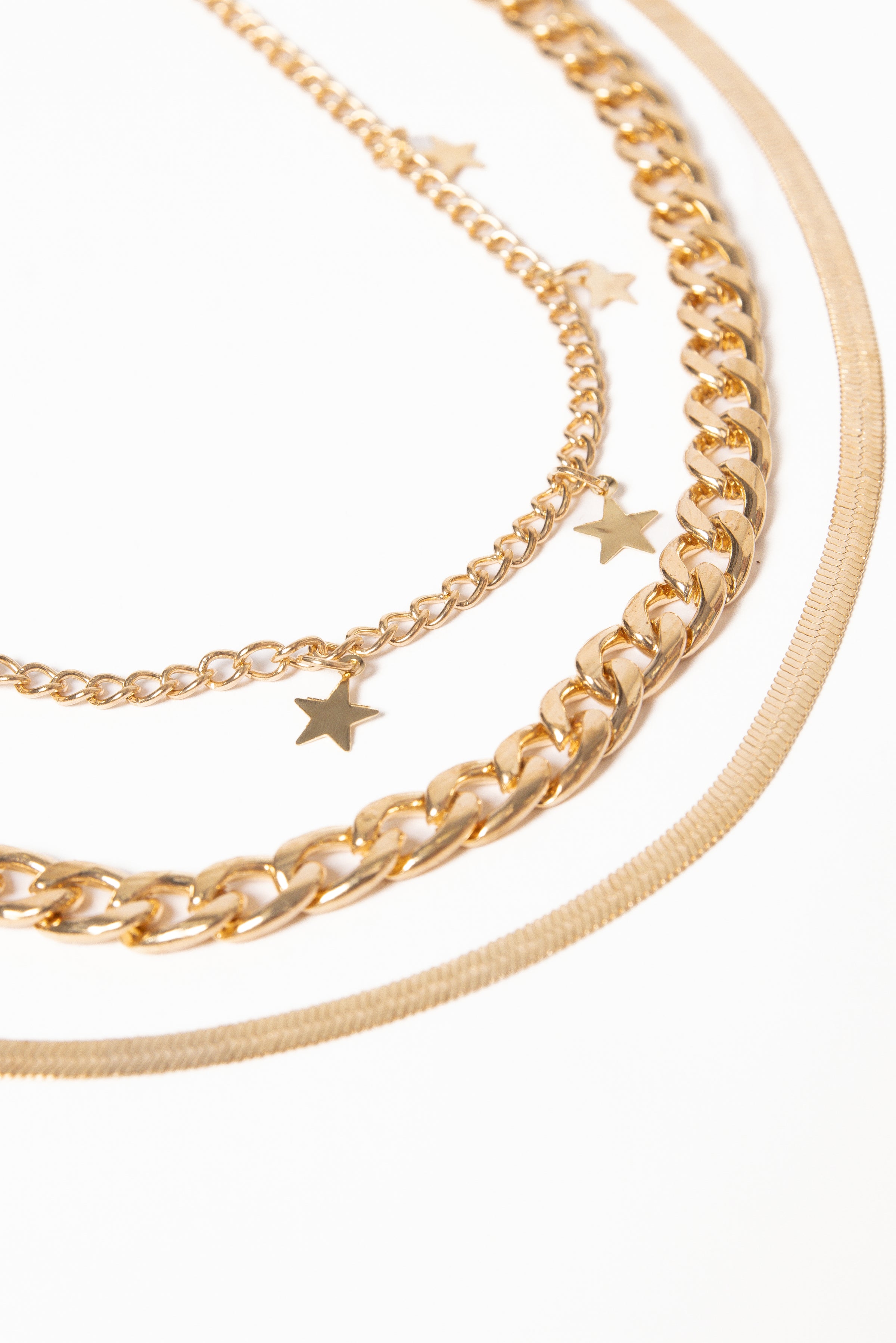 Petal and Pup USA ACCESSORIES Giorgia Necklace - Gold One Size