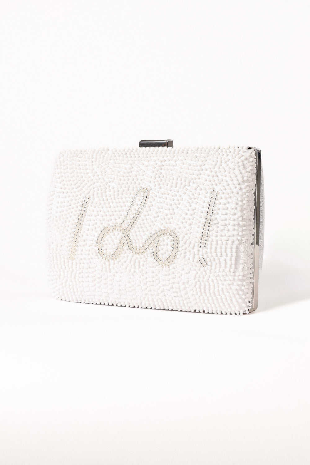 Petal and Pup USA ACCESSORIES Halle Clutch - White One Size