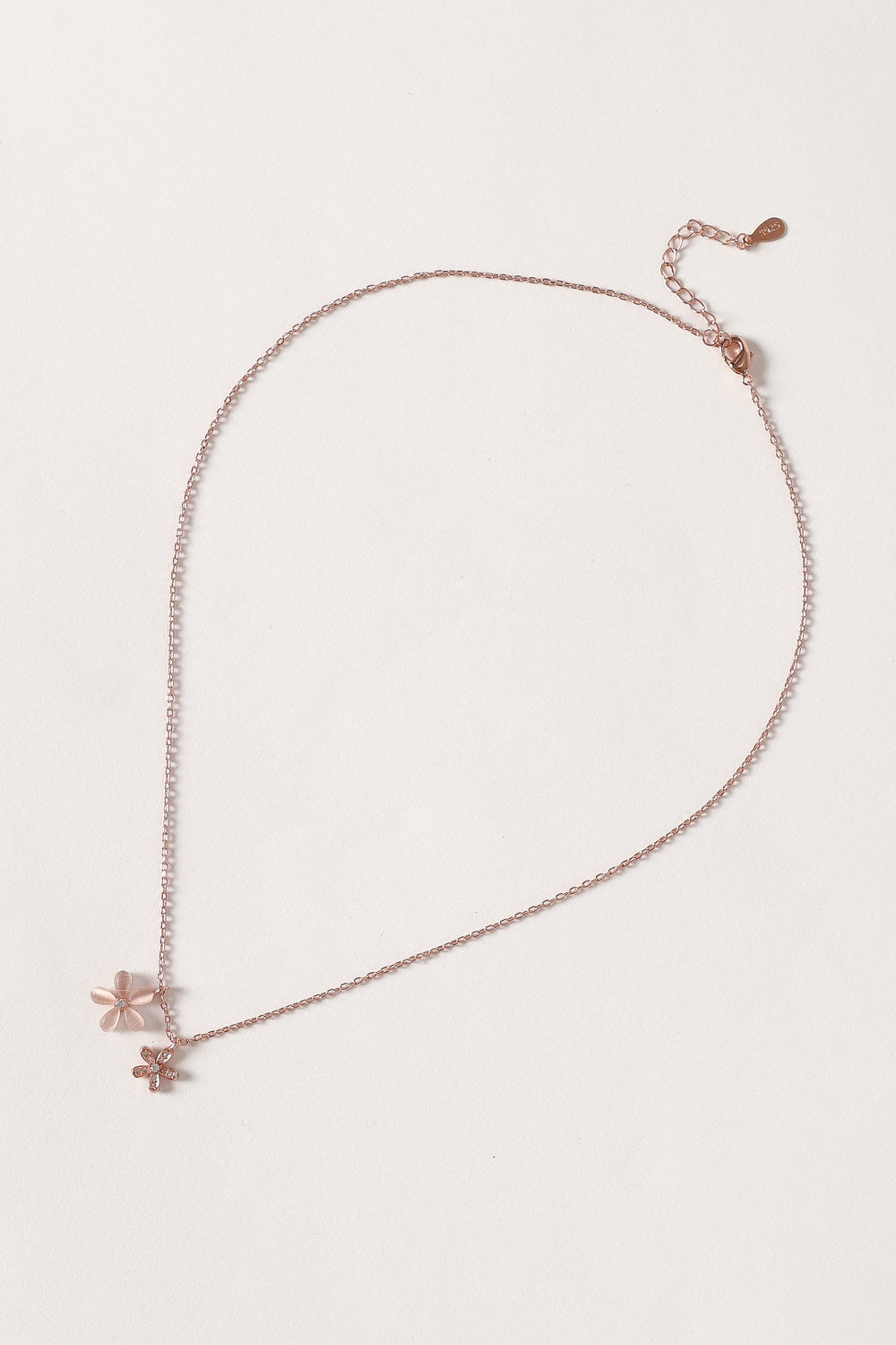 Petal and Pup USA ACCESSORIES Hana Floral Necklace - Gold One Size