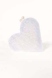 Petal and Pup USA ACCESSORIES Heart Shaped Bag - White One Size