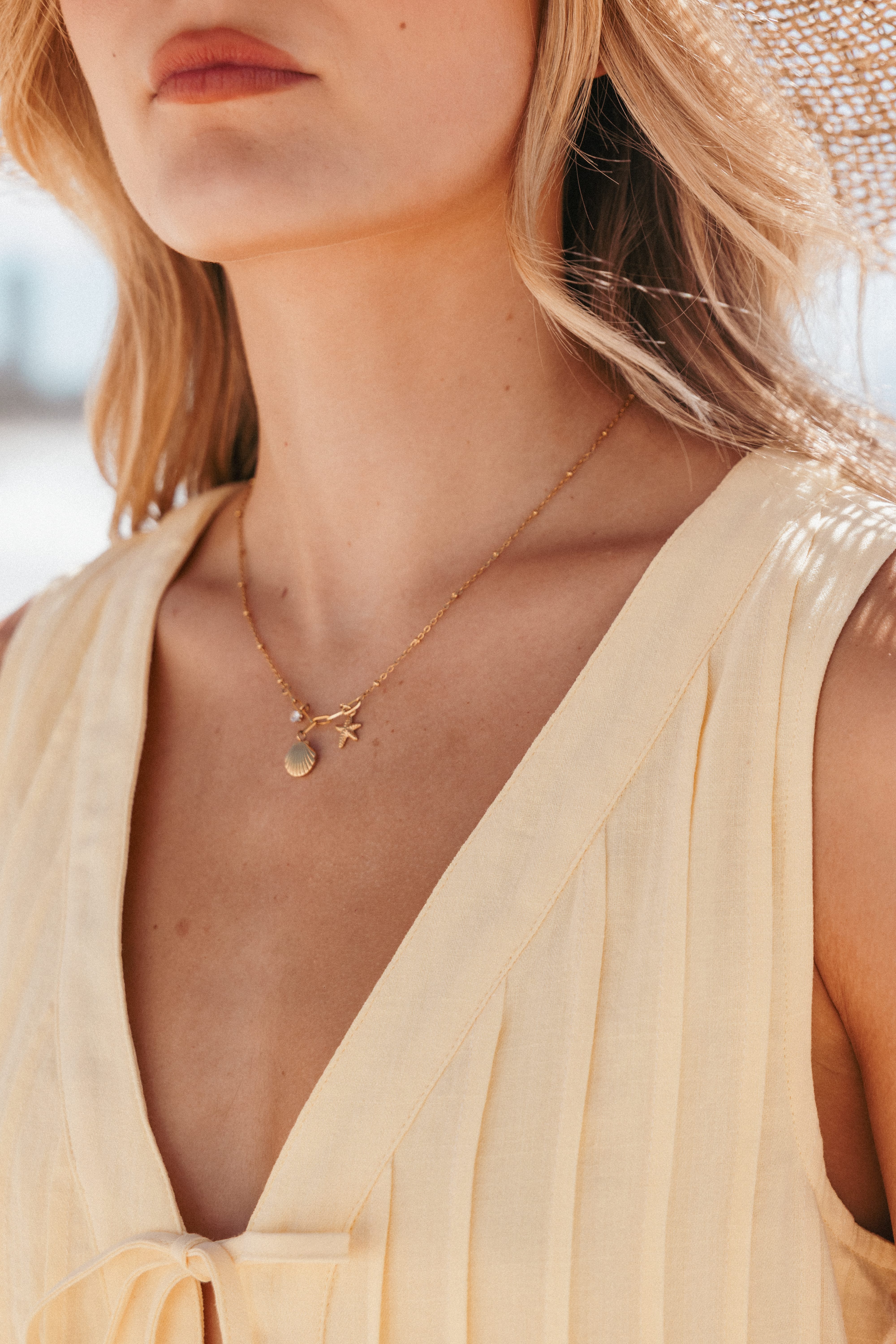 Petal and Pup USA ACCESSORIES Ida Necklace - Gold One Size