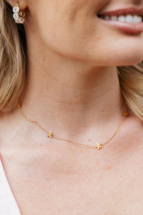 Petal and Pup USA ACCESSORIES Imogen Necklace - Gold One Size