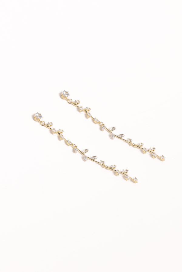 Petal and Pup USA ACCESSORIES Indira Earrings - Gold One Size