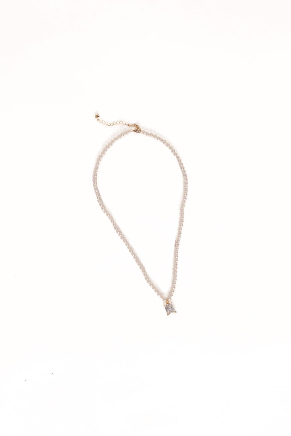 Petal and Pup USA ACCESSORIES Isobel Necklace - Pearl One Size