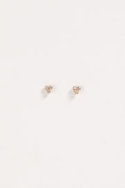 Petal and Pup USA ACCESSORIES Janey Stud Earrings - Gold One Size