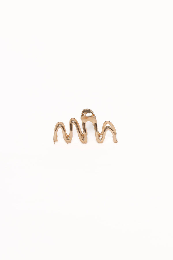 Petal and Pup USA ACCESSORIES Jem Hair Clip - Gold One Size