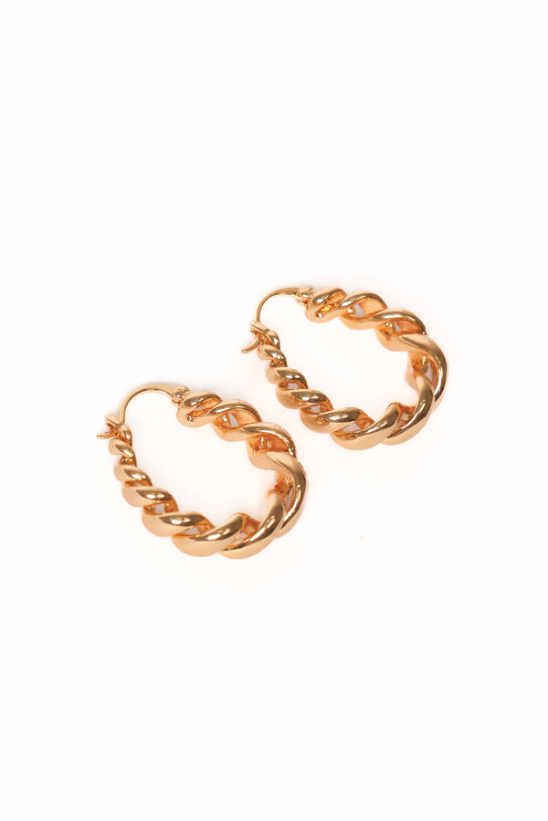 Petal and Pup USA ACCESSORIES Jensen Earrings - Gold One Size