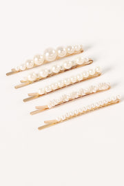 Petal and Pup USA ACCESSORIES Joelle Hair Pins - Pearl One Size