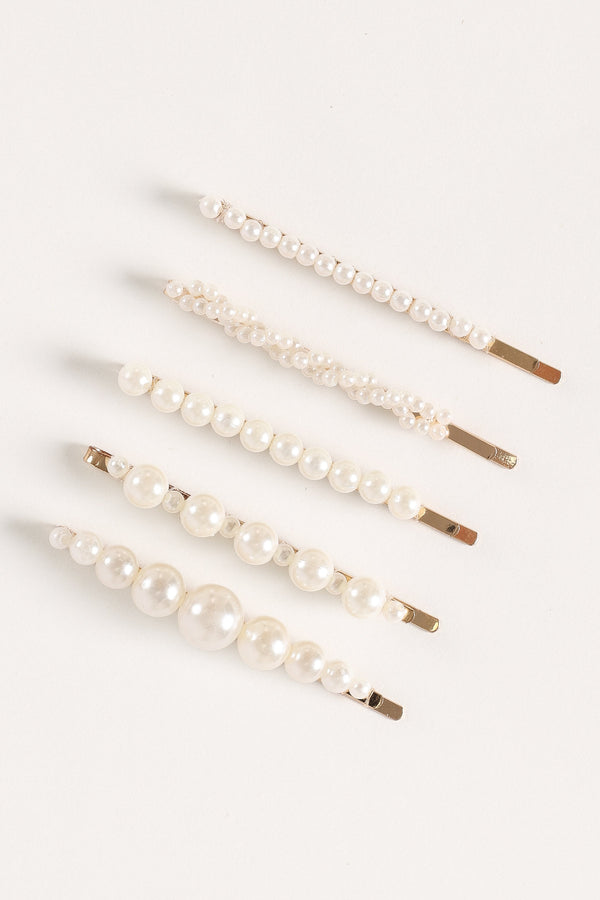 Petal and Pup USA ACCESSORIES Joelle Hair Pins - Pearl One Size