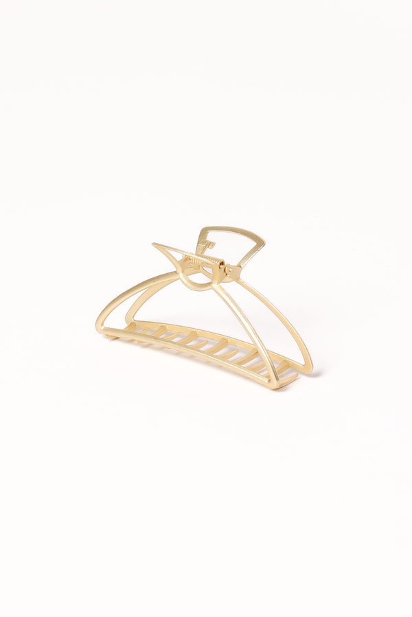 Petal and Pup USA ACCESSORIES Johanna Hairclip - Gold One Size