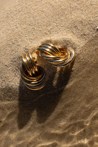 Petal and Pup USA ACCESSORIES Jolie Earrings - Gold One Size