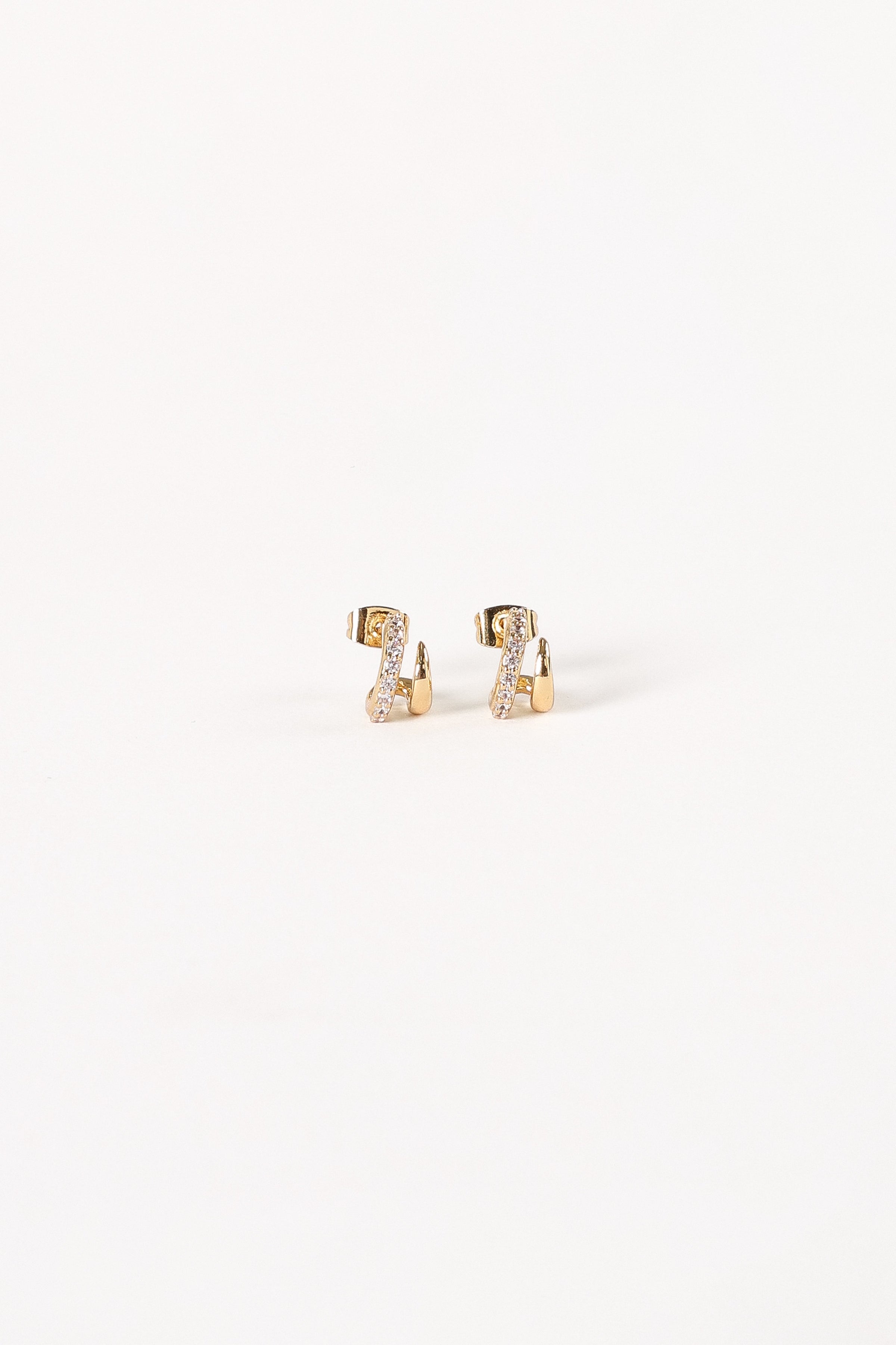 Petal and Pup USA ACCESSORIES Jordyn Earrings - Gold One Size