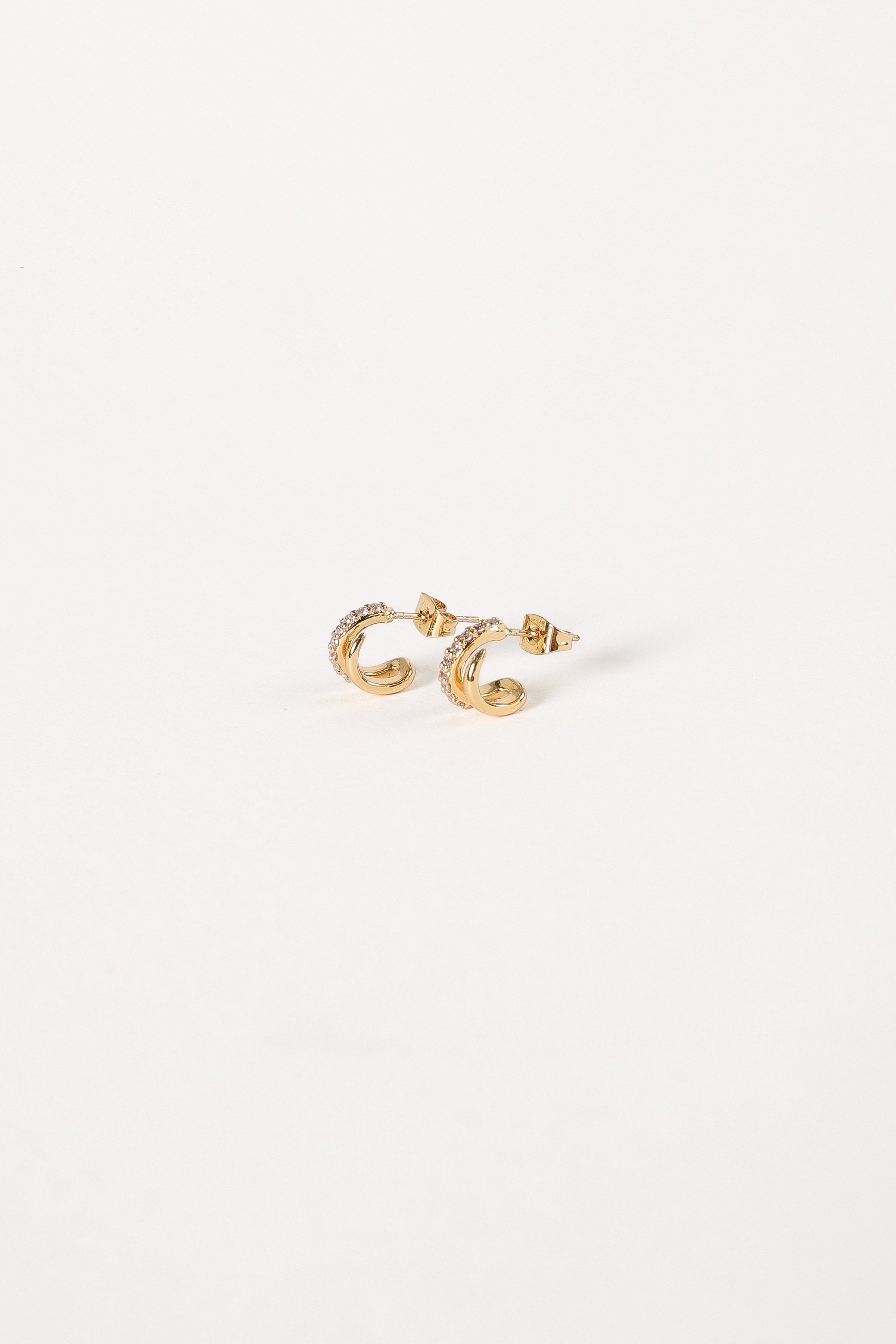 Petal and Pup USA ACCESSORIES Jordyn Earrings - Gold One Size