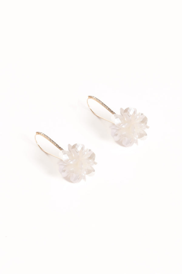 Petal and Pup USA ACCESSORIES Katia Earrings - White One Size