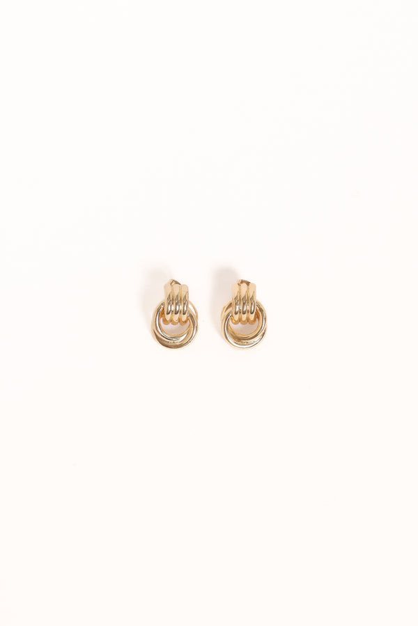Petal and Pup USA ACCESSORIES Kinley Earrings - Gold One Size