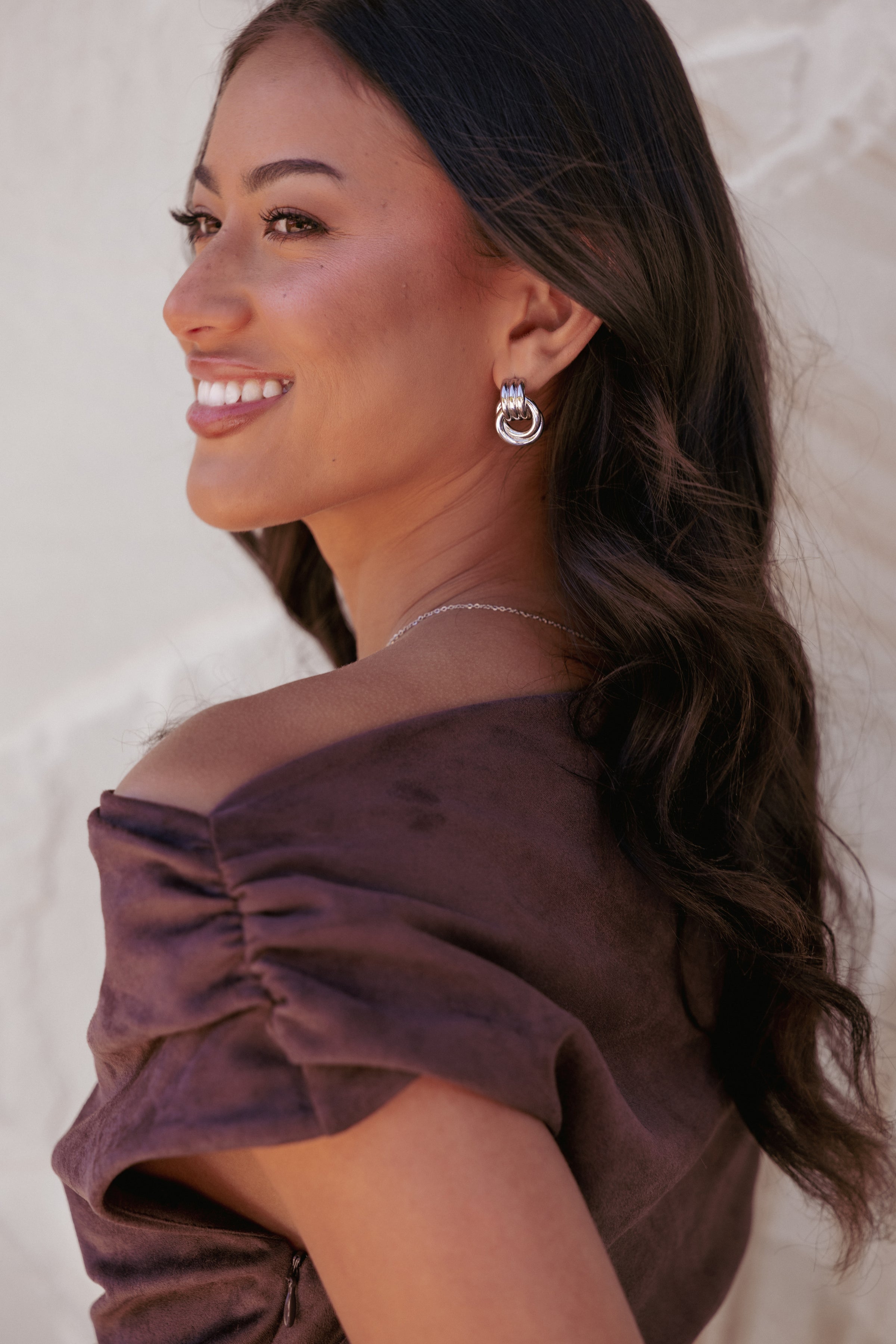 Petal and Pup USA ACCESSORIES Kinley Earrings - Silver One Size