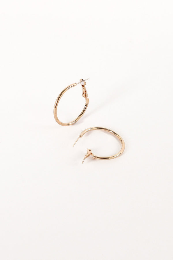 Petal and Pup USA ACCESSORIES Koko Hoop Earring - Gold One Size