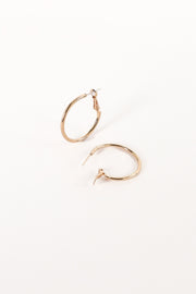 Petal and Pup USA ACCESSORIES Koko Hoop Earring - Gold One Size