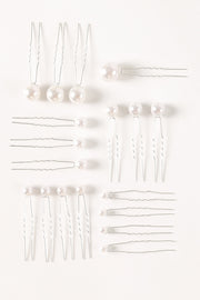 Petal and Pup USA ACCESSORIES Laina Hair Pins - Pearl One Size