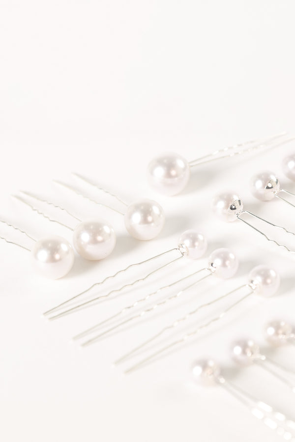 Petal and Pup USA ACCESSORIES Laina Hair Pins - Pearl One Size