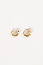 Petal and Pup USA ACCESSORIES Lainey Hoop Earrings - Gold One Size